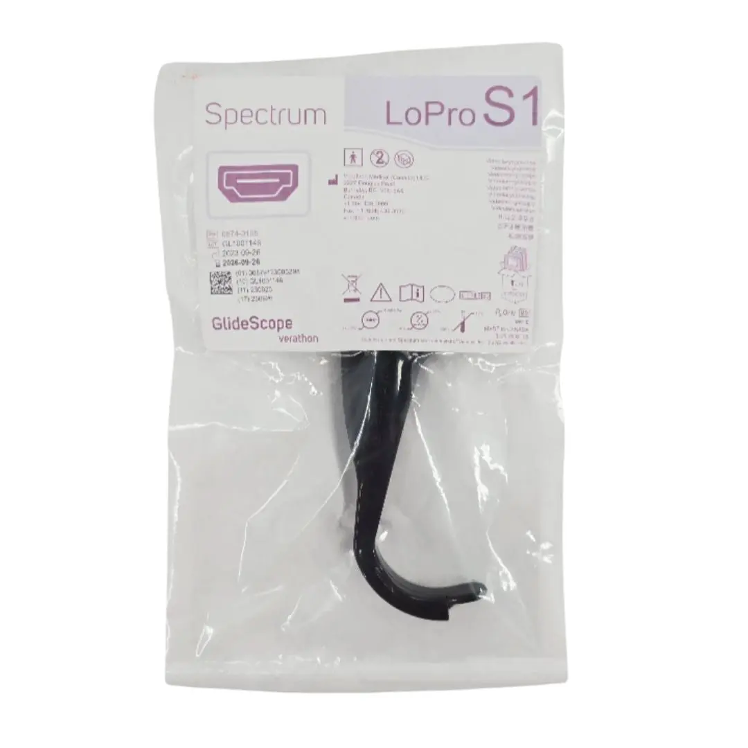 Verathon 0574-0165 GlideScope Spectrum LoPro S1 Video Laryngoscope