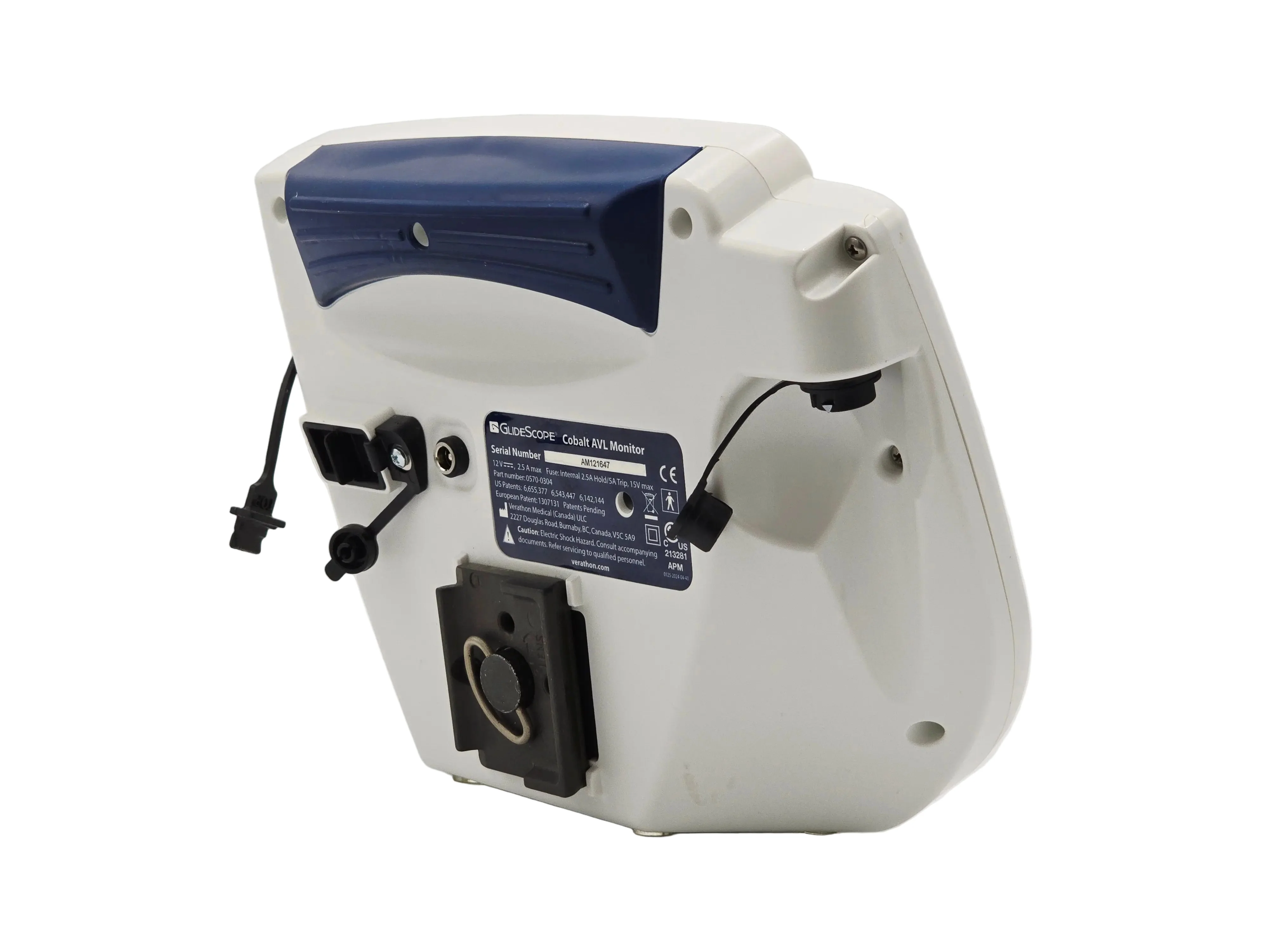 Verathon GlideScope Console Only 0570-0304 Cobalt AVL Monitor Video Laryngoscope Display - Image 3