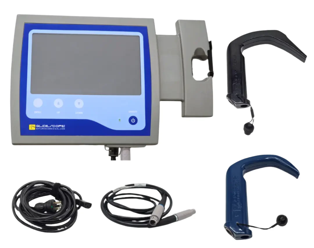 Verathon Glidescope Portable GVL Video Monitor with Two Laryngoscope Blades