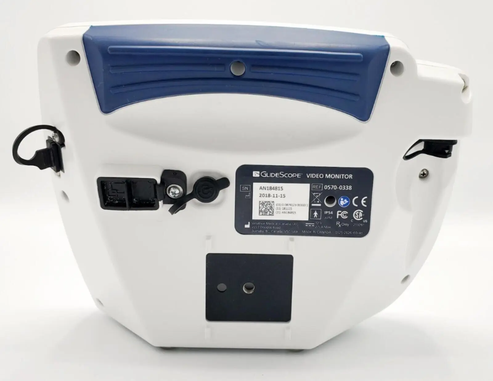 Verathon Medical 0570-0338 GlideScope Video Monitor & Power Plug - Image 3