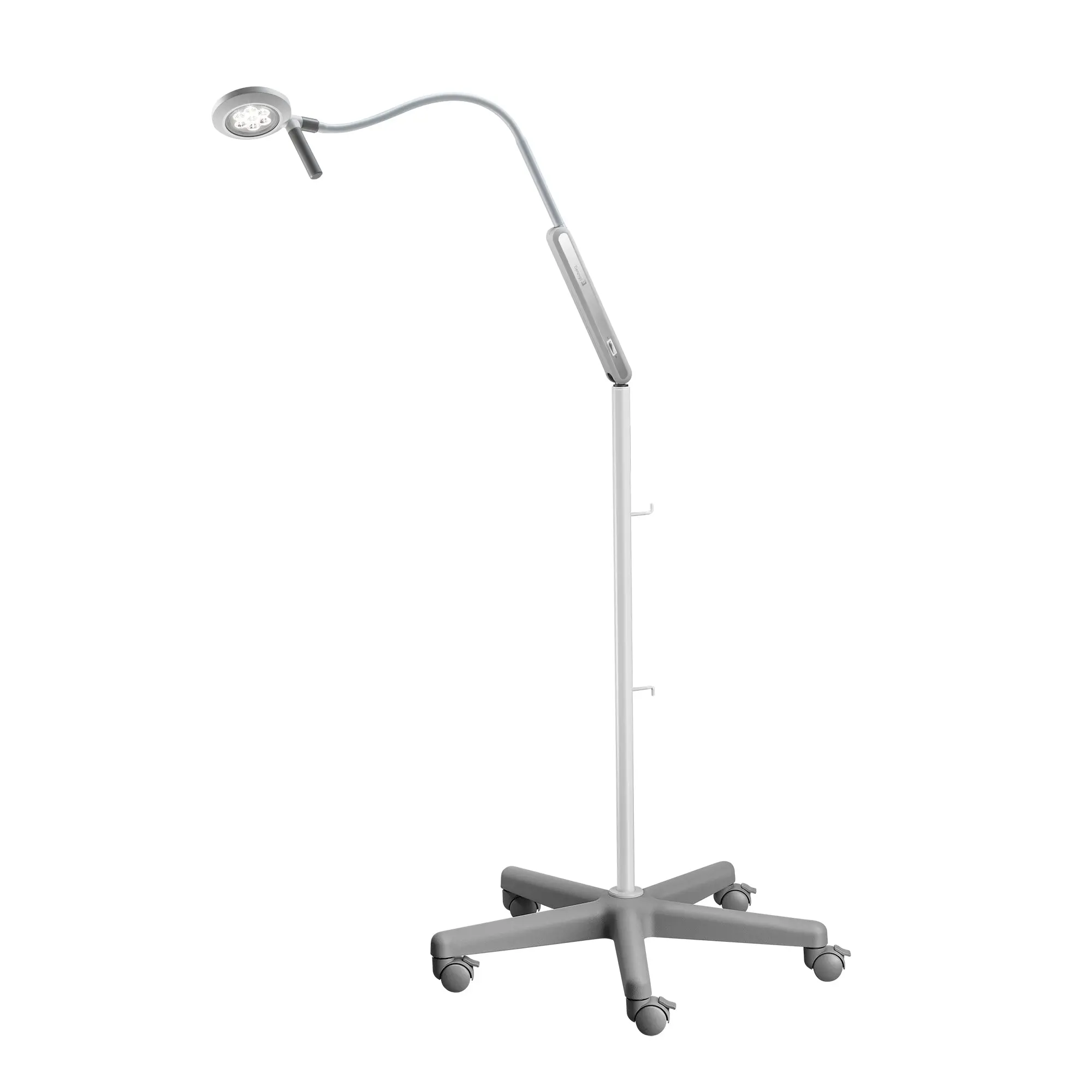 Waldmann VISIANO 10 LED Exam Light 10-1 P S10, Gooseneck Arm - Roller stand