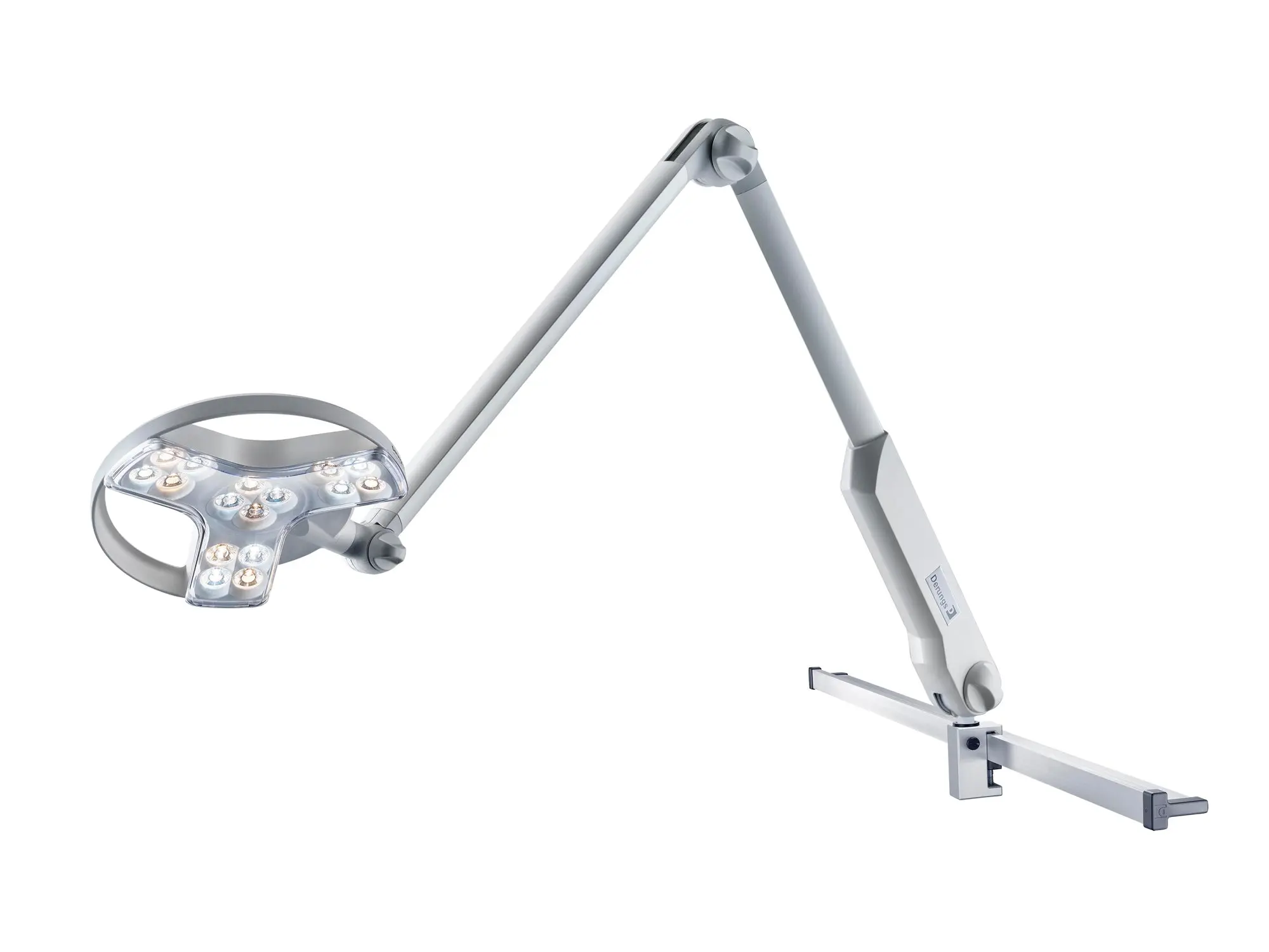 Waldmann VISIANO 20 LED Exam Light 20-2 P TX, Double Arm - Rail Mount