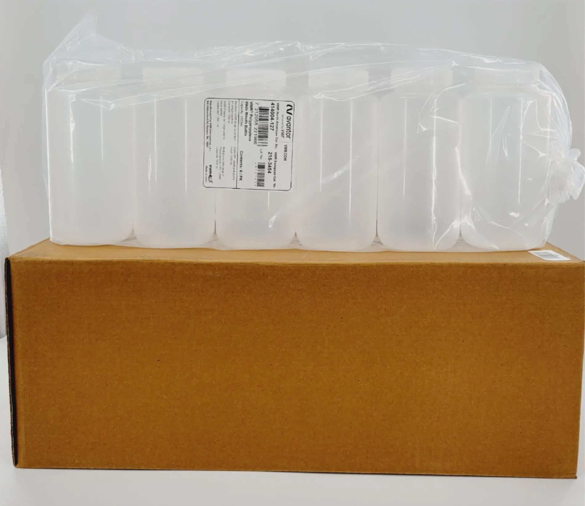 VWR 414004-127 Avantor Polypropylene Wide Mouth Bottle 1000mL 24/CS - Image 4