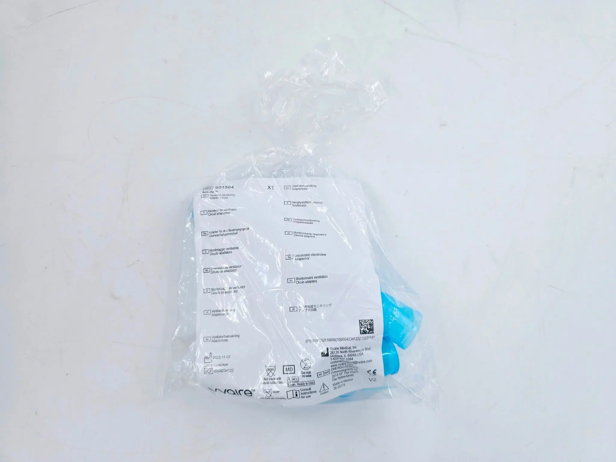 Vyaire 001504 AirLife Ventilator Monitoring Adapter Circuit CS/50 - Image 3