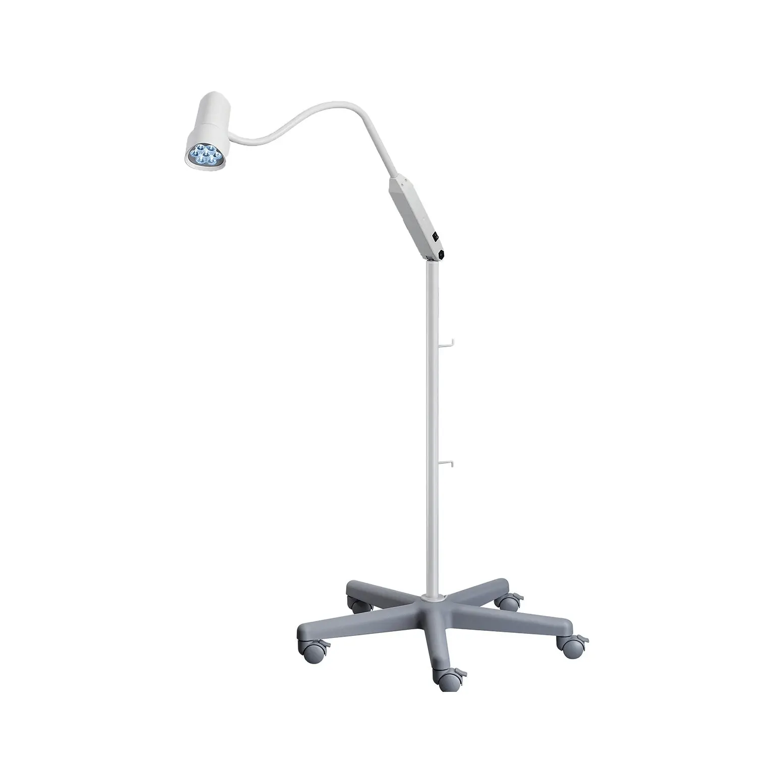 Waldmann HALUX LED N50 Exam Light-3 P SX, Color Changing, Dimming, Gooseneck - Roller Stand
