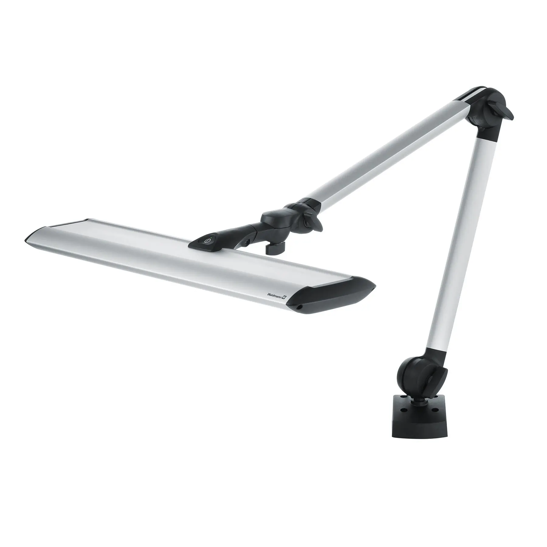 Waldmann TANEO LED Task Light, Double Arm, 30W, 100-240V, 2100/940/D/CDP, 4000K (22.7") - Clamp