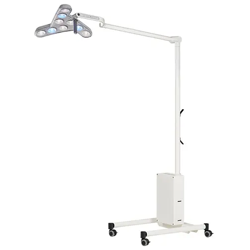 Waldmann Triango LED 1001F Minor Procedure Light with Roller Stand Battery