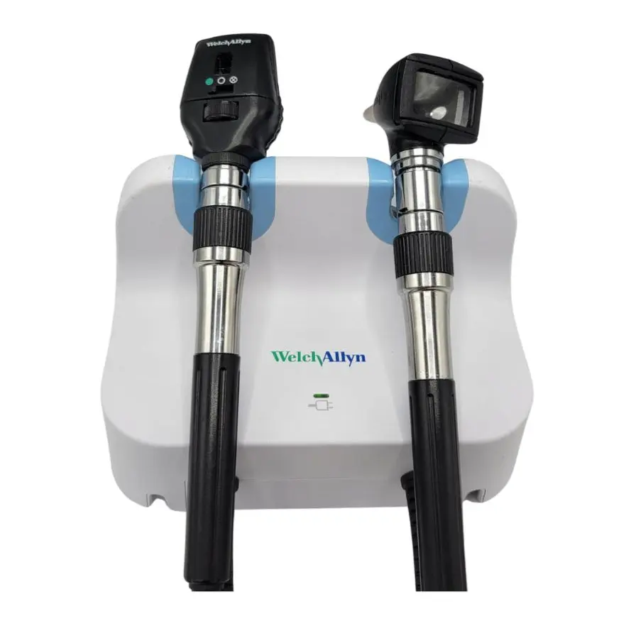 Welch Allyn 408282 GS777 Ophthalmoscope Otoscope Wall Transformer Set