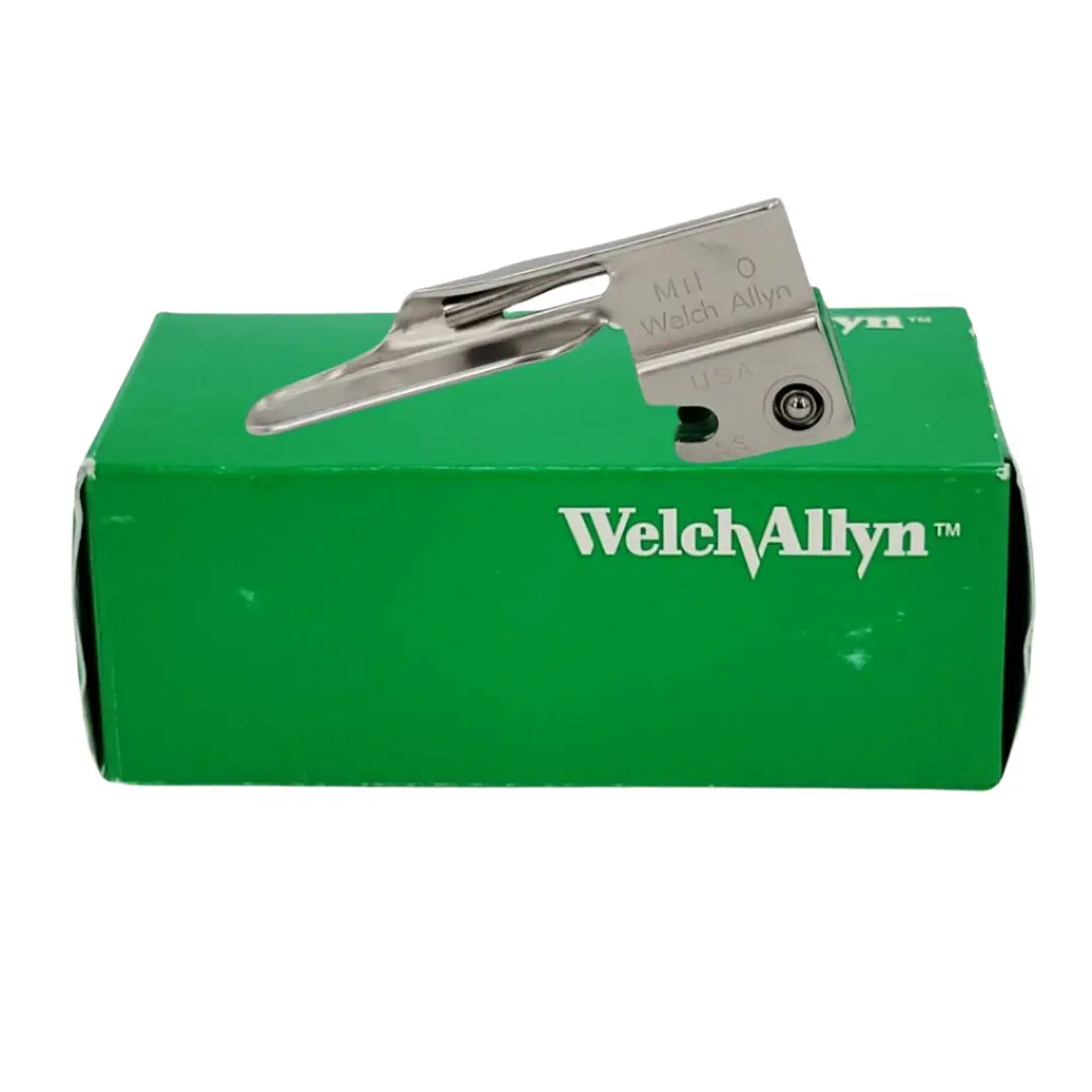 Welch Allyn 68060 Miller Size 0 Fiber Optic Laryngoscope Blade Green - Image 2