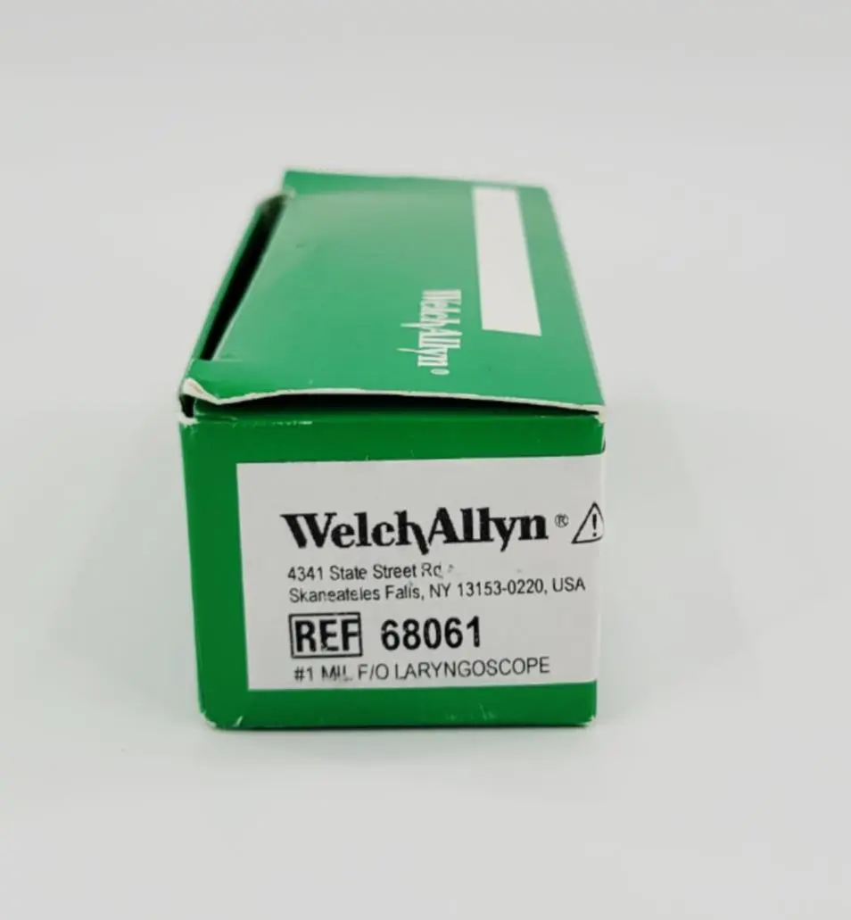 Welch Allyn 68061 Miller Size 1 Fiber Optic Laryngoscope Blade Green - Image 4
