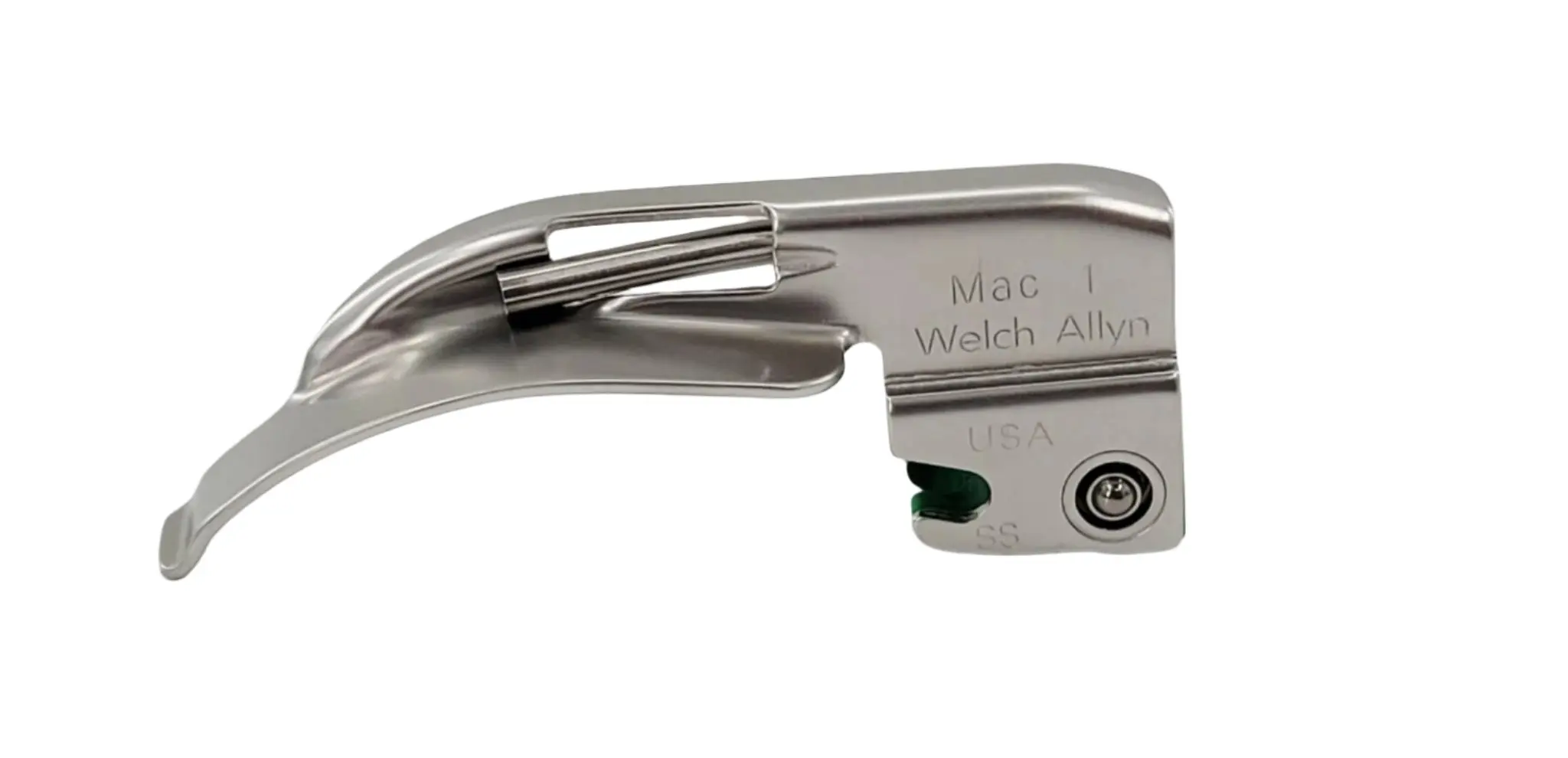 Welch Allyn 69061 Fiber Optic Miller Laryngoscope Blade Size 1 Green