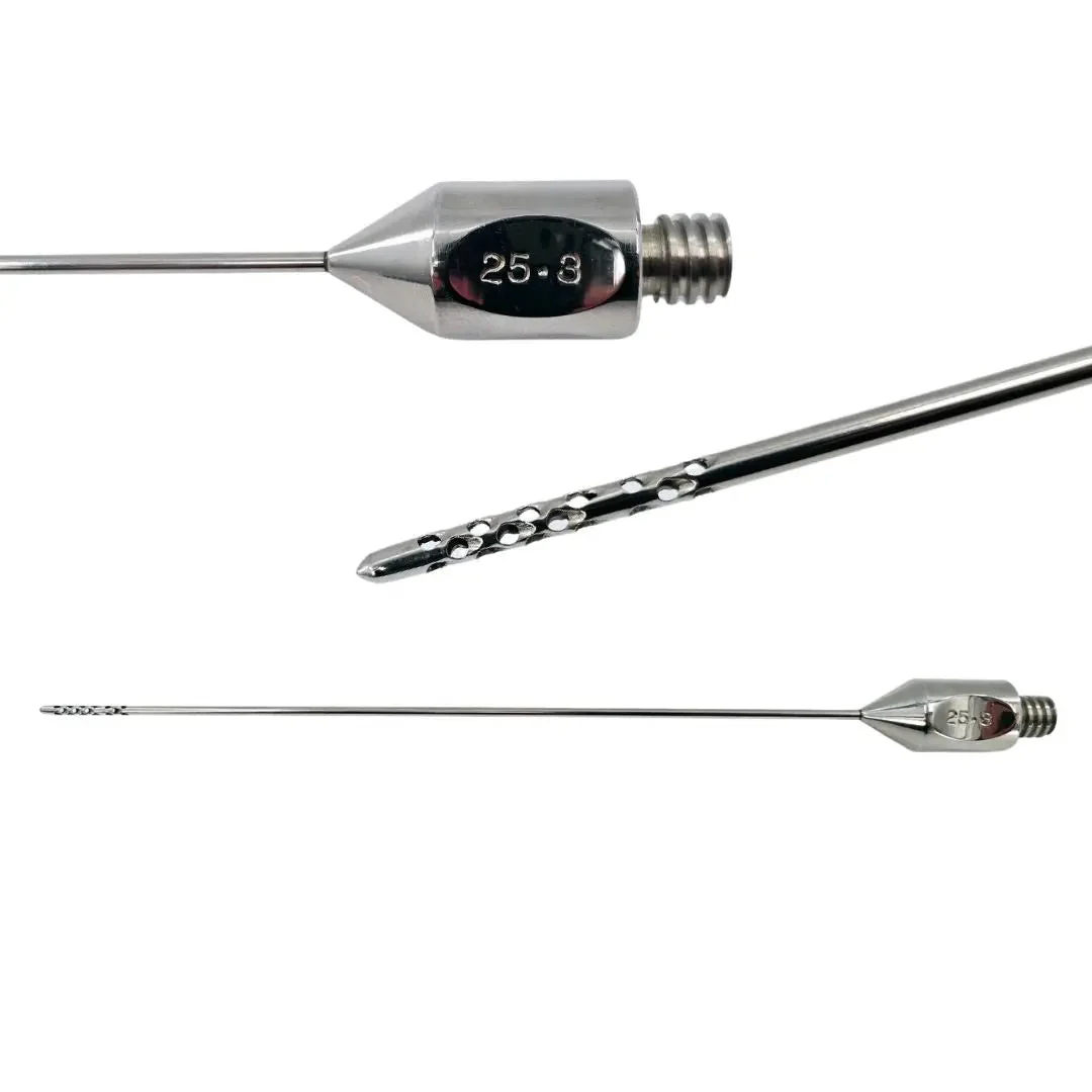 Wells Johnson 25 x 3 Becker Grater Liposuction Cannula 12"
