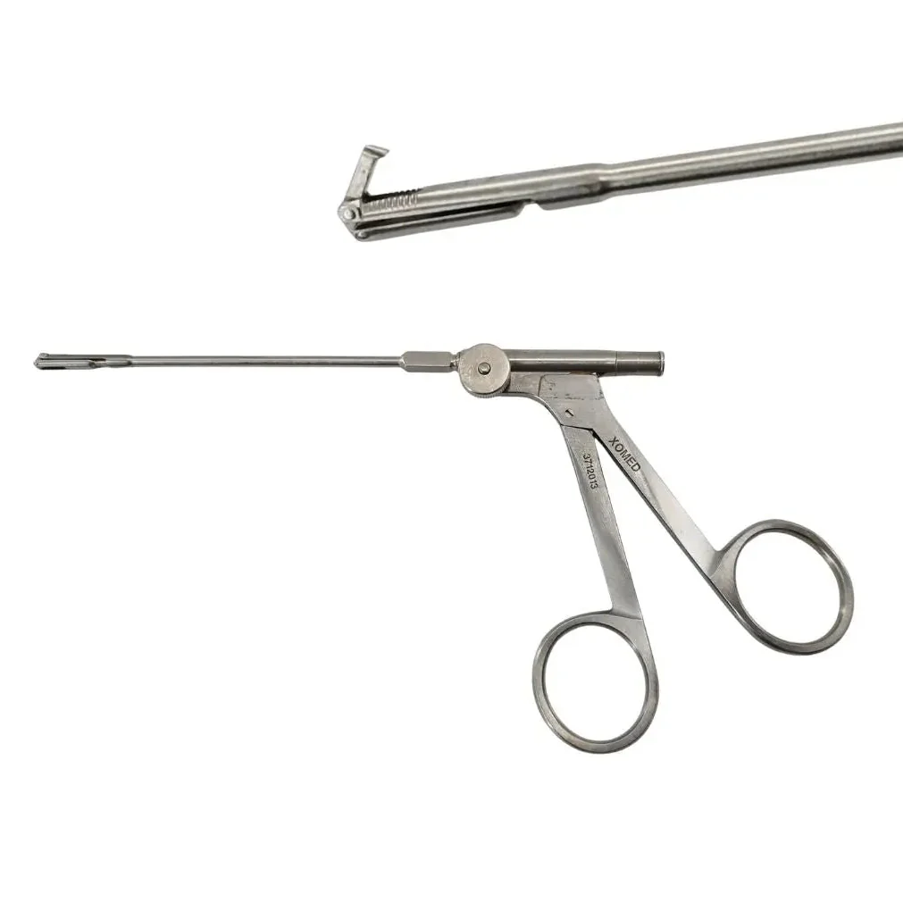 Xomed 3712013 Pediatric Backbiting Forceps Rotatable 1.5mm ENT 7-1/2"