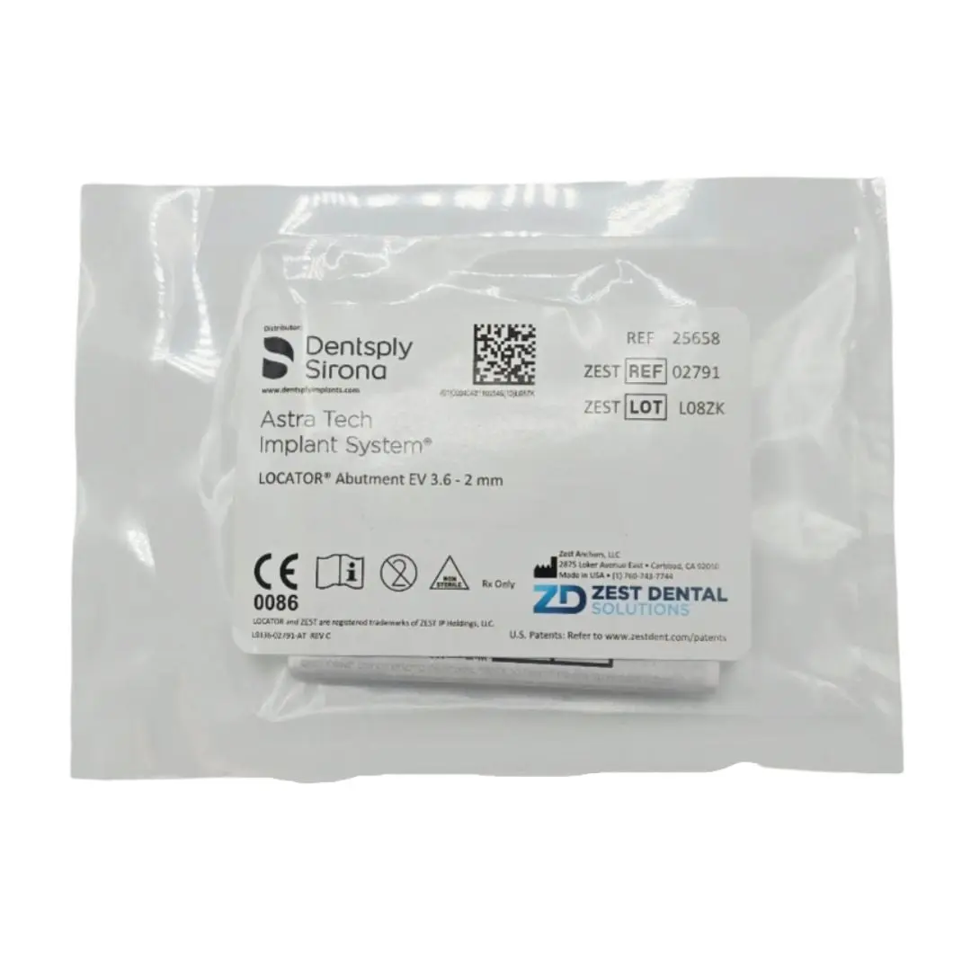 Zest Anchors 02791 LOCATOR Abutment EV 3.6 - 2mm Dentsply Sirona Astra Tech Implant System