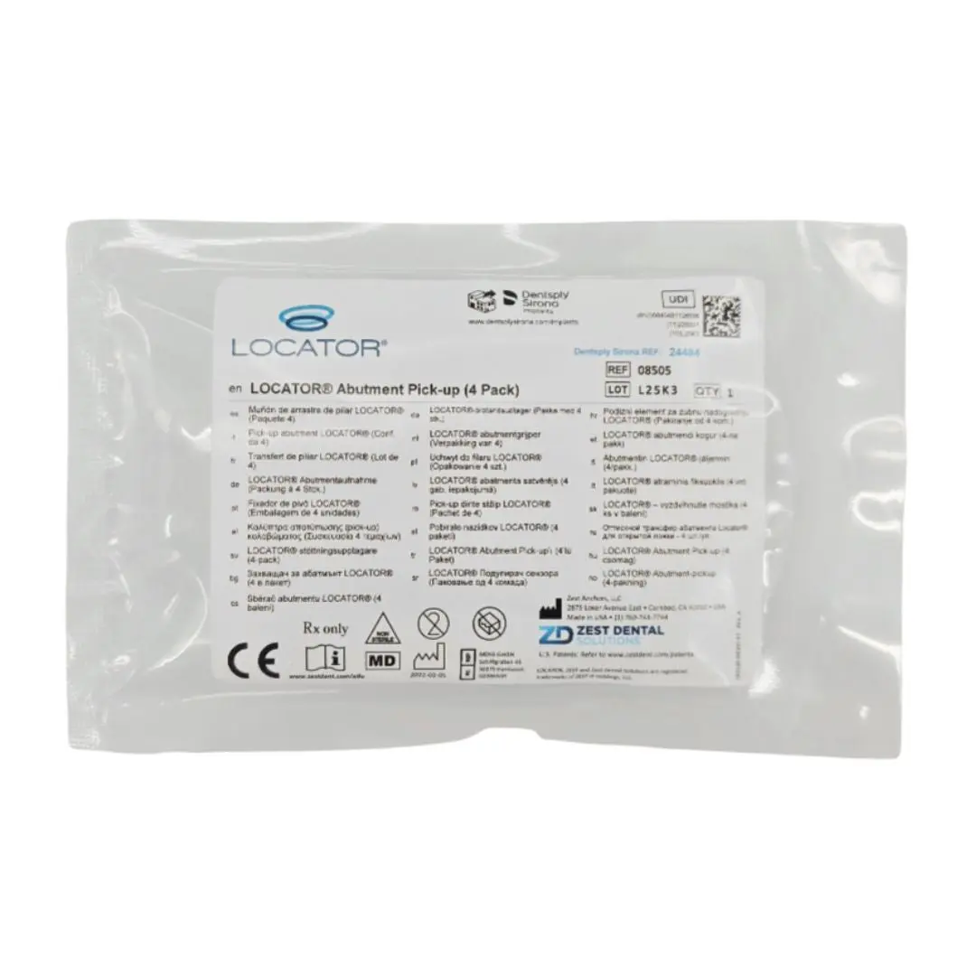 Zest Anchors 08505 LOCATOR Abutement Pick-Up (4 Pack) Dentsply Sirona Astra Tech Implant System