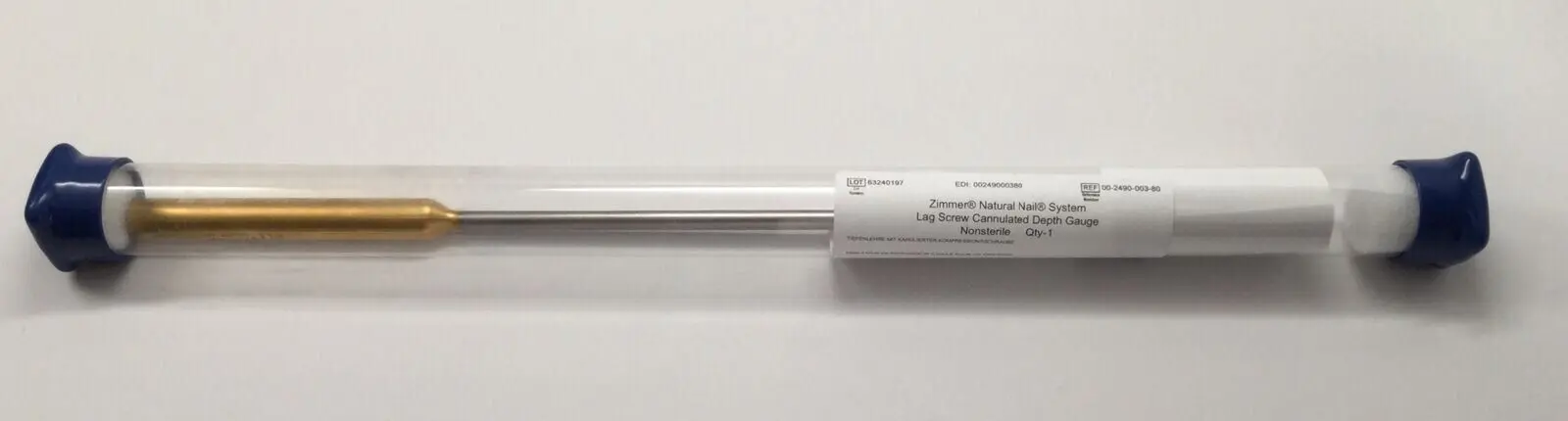 Zimmer 00-2490-003-80 130mm Cannulated Depth Gauge Orthopedic 18" - Image 5