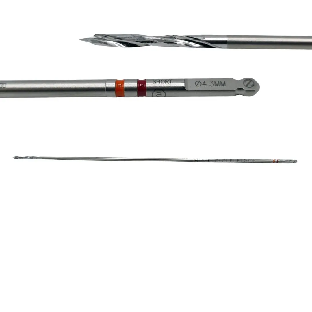 Zimmer 00-2490-064-43 Natural Nail System Calibrated Drill Short 4.3mm 15-7/8"