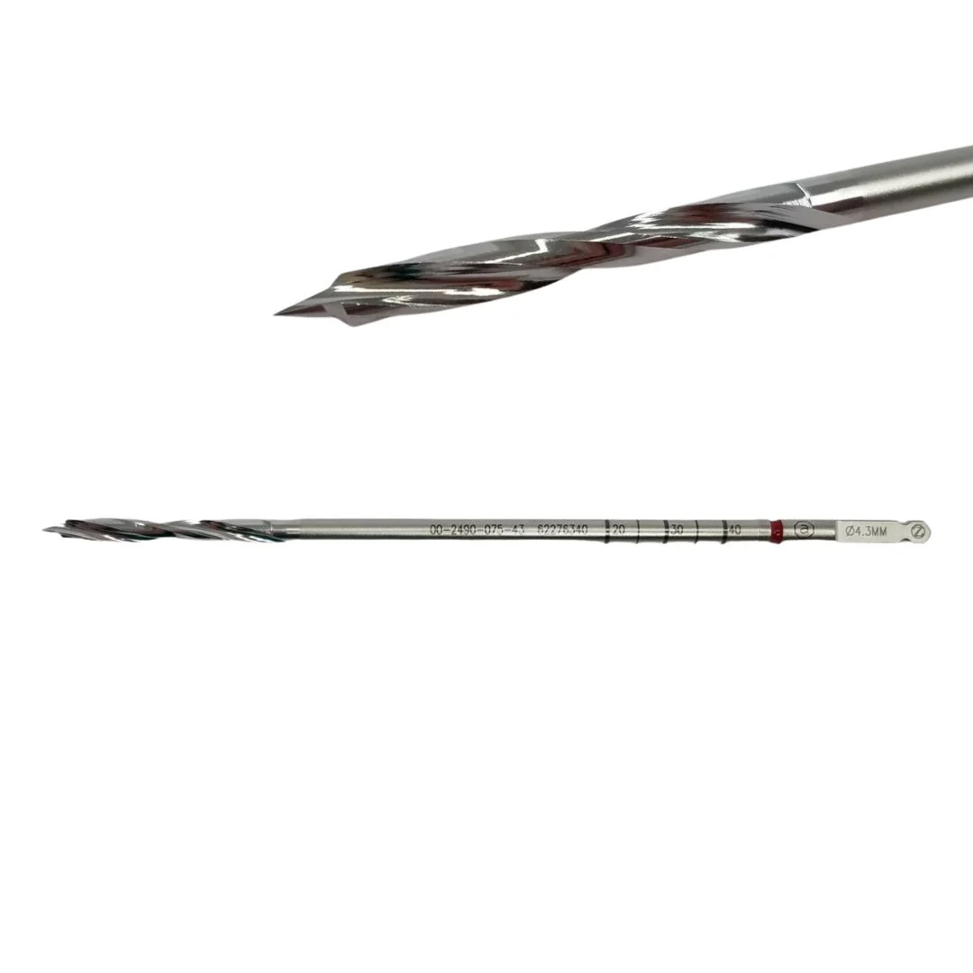 Zimmer 00-2490-075-43 4.3mm Freehand Drill Bit Orthopedic 6"