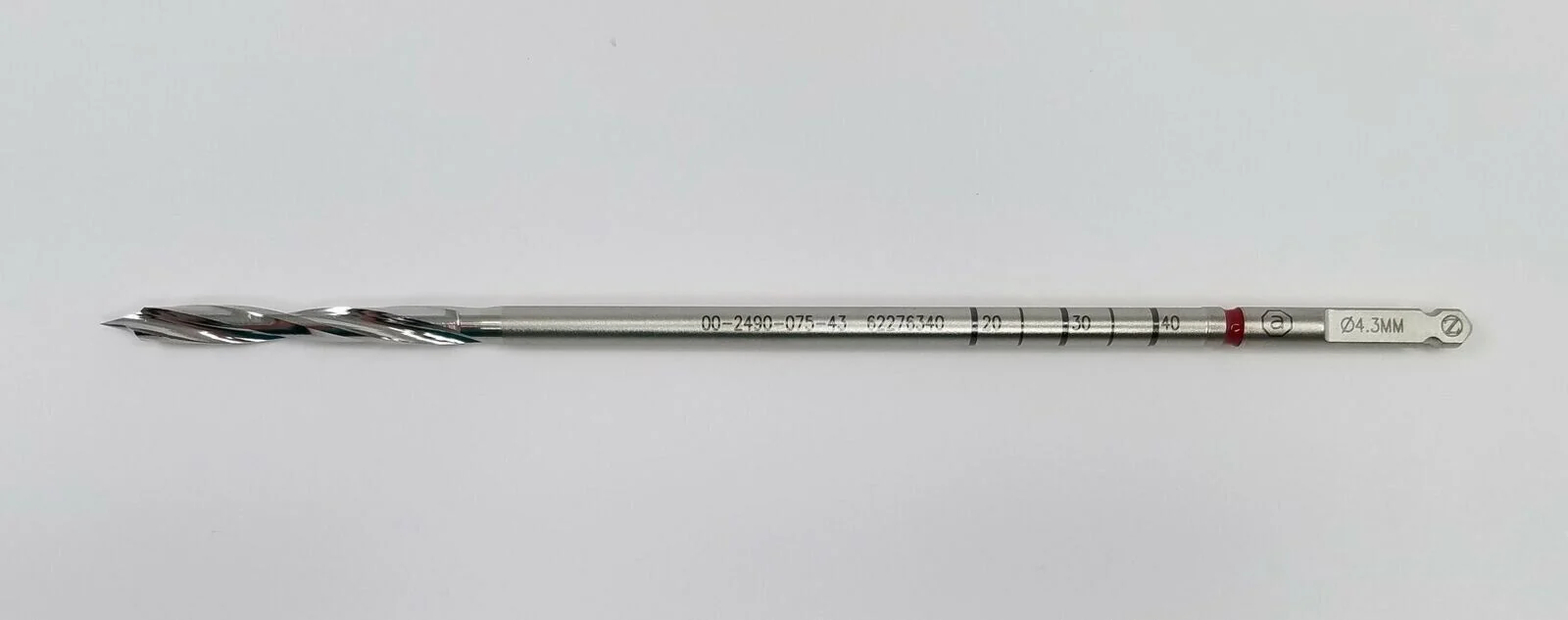 Zimmer 00-2490-075-43 4.3mm Freehand Drill Bit Orthopedic 6" - Image 2