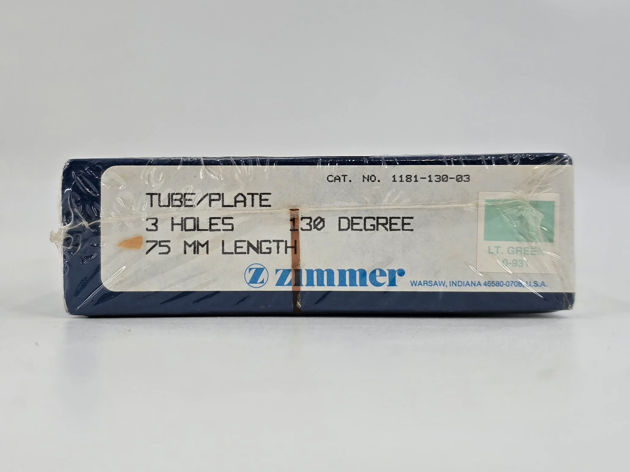 Zimmer Biomet 1181-130-03 Free-Lock Femoral Fixation System Compression Tube/Plate 130° 3 Holes 75mm Length BX/1 - Image 3