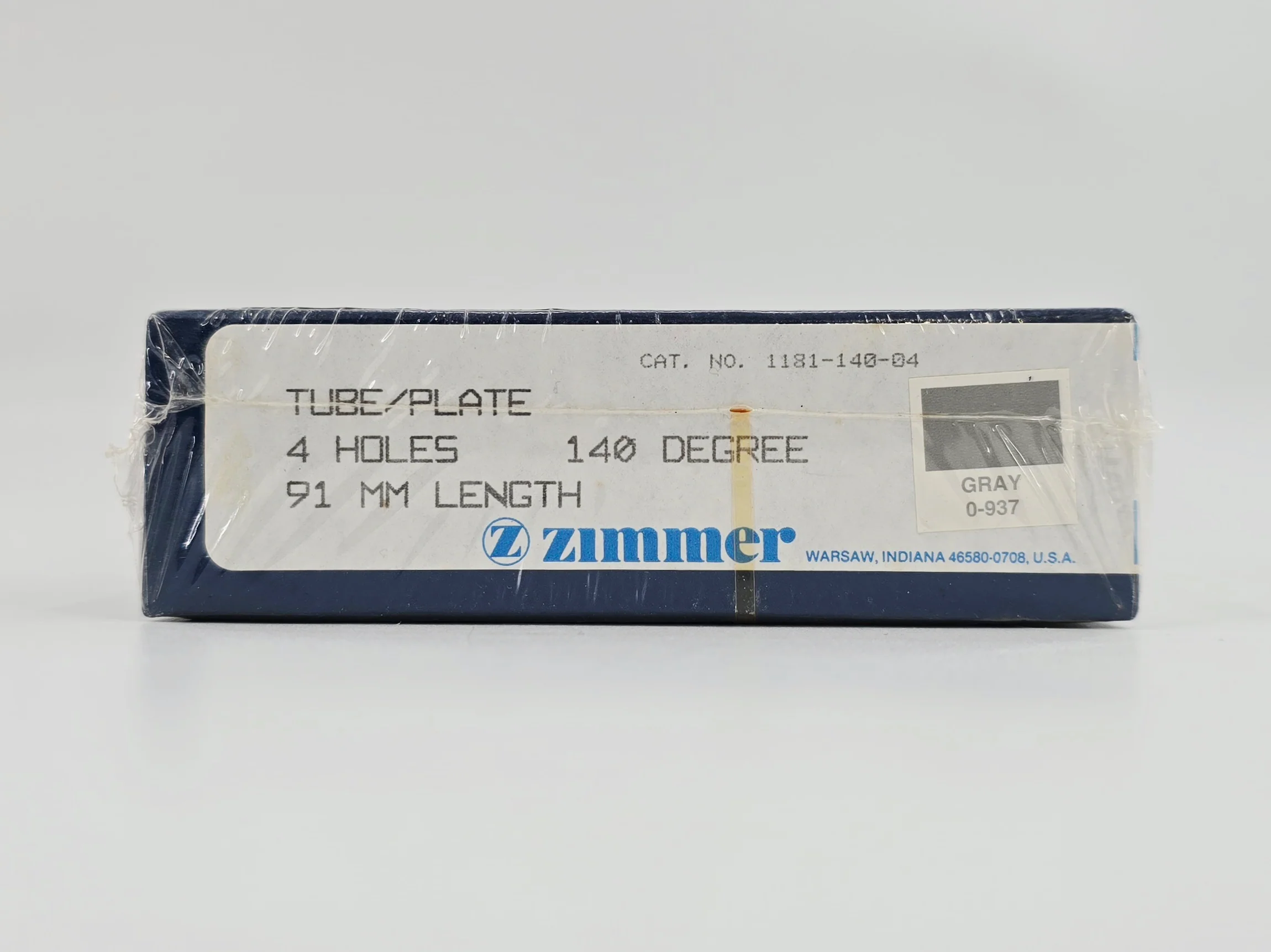 Zimmer Biomet 1181-140-04 Free-Lock Femoral Fixation System Compression Tube/Plate 140° 4 Holes 91mm Length BX/1 - Image 3