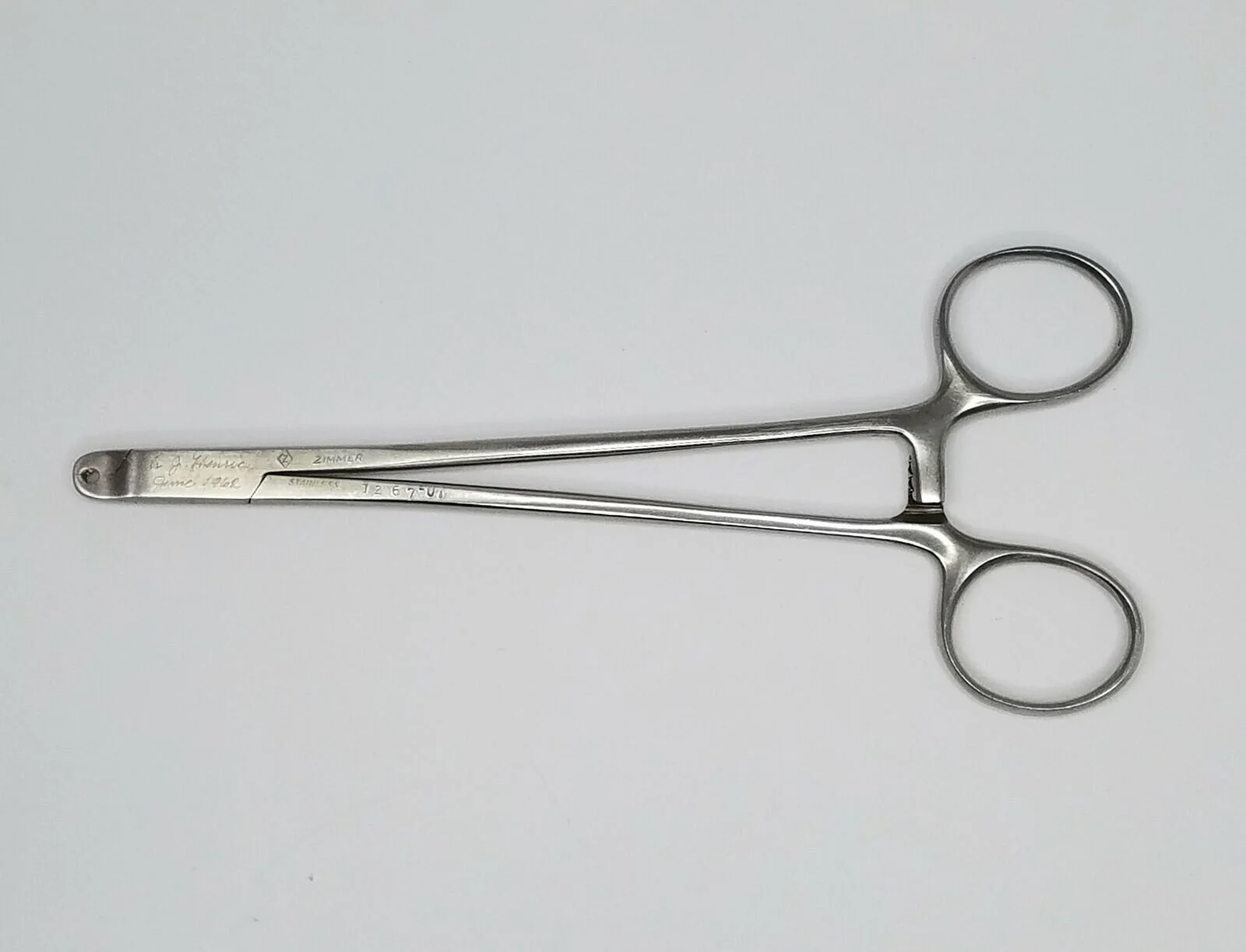 Zimmer 1267-01 Small Threaded Clamp Orthopedic 7-1/4" - Image 2