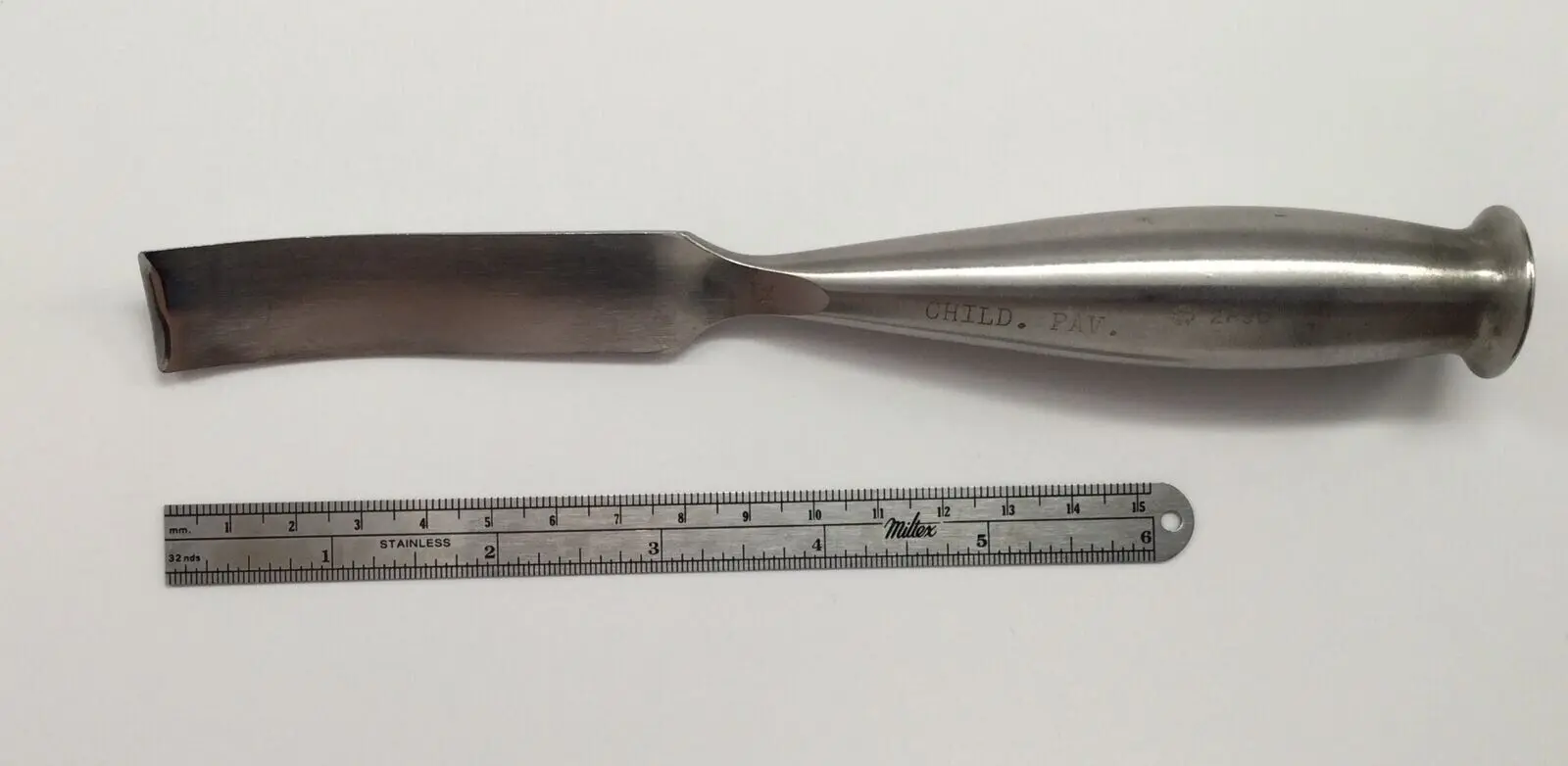Zimmer 2890-00-04 3/4" Smith Peterson Curved Gouge Orthopedic 8" - Image 4