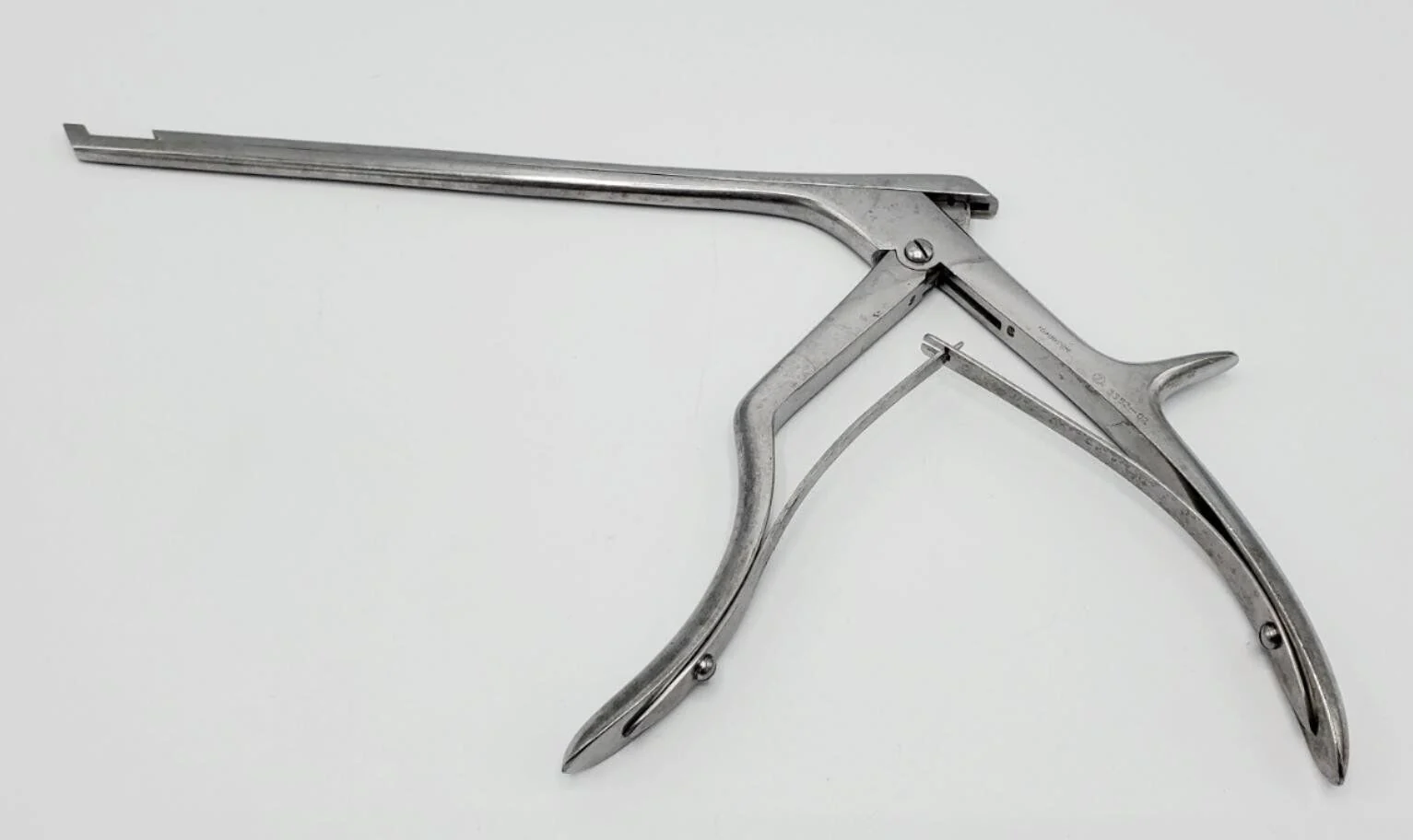Zimmer 3352-02 Kerrison Rongeur 7mm x 5mm Up Bite 45° Angle Orthopedic 12" - Image 2