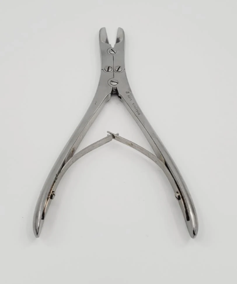 Zimmer 3415 Ruskin-Liston Bone Cutting Forceps Straight Orthopedic 7-1/2" - Image 3