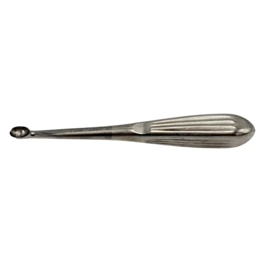 Zimmer 3680 Burn Bone Curette Size 5 Orthopedic 6-5/8"