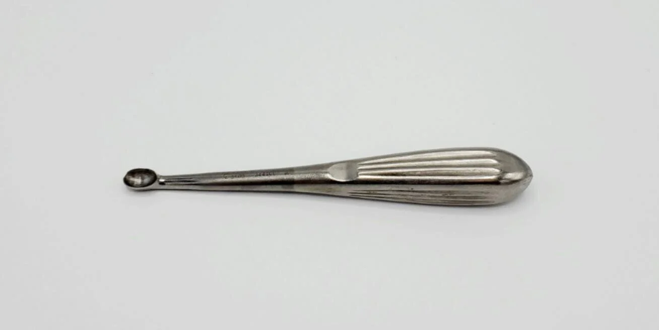Zimmer 3680 Burn Bone Curette Size 5 Orthopedic 6-5/8" - Image 2