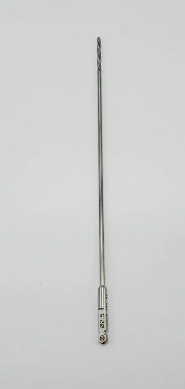 Zimmer 4807-180-25 Drill Bit 2.5 mm Orthopedic 7-1/8" - Image 4