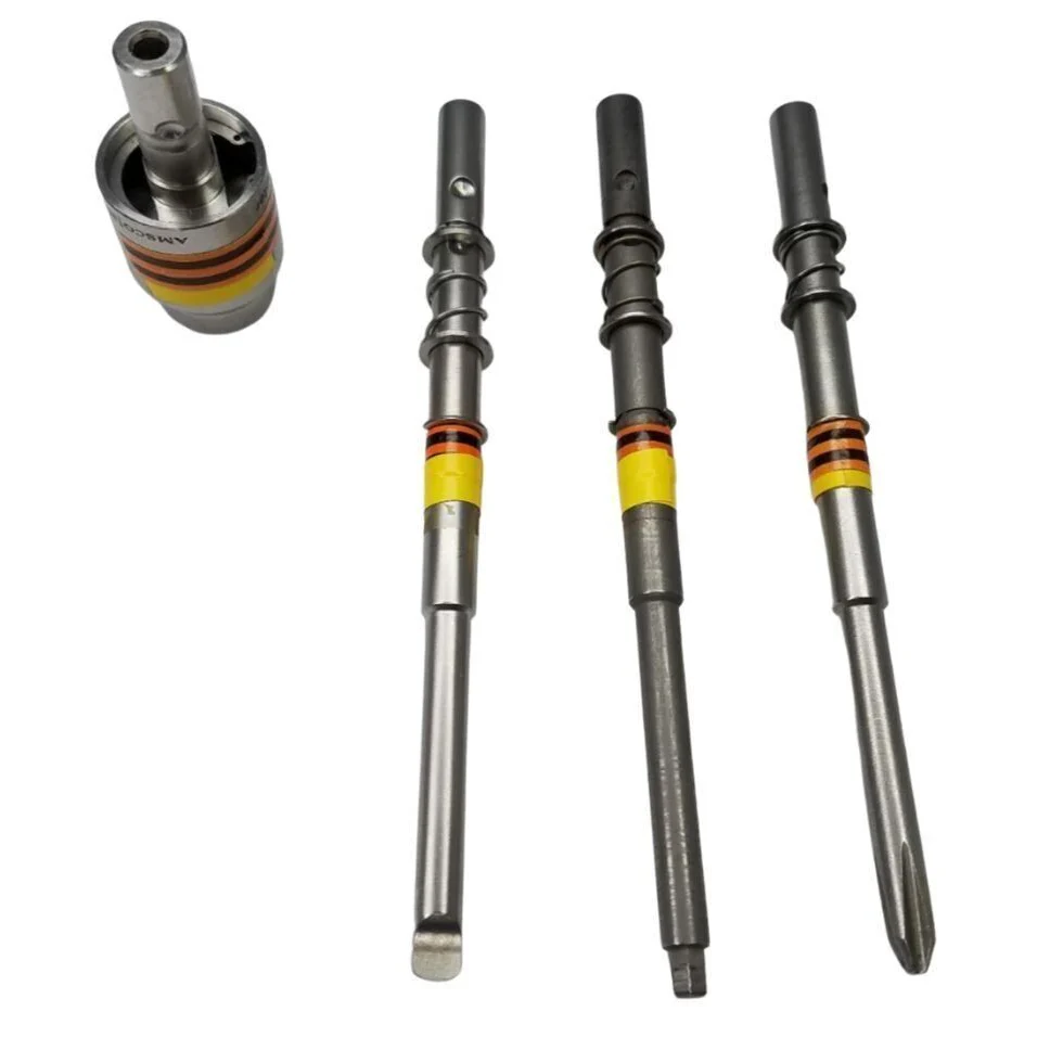 Zimmer 5044-05 Orthopedic Trinkle Adapter 4 Piece Driver Set (Hex, Philips Flat)