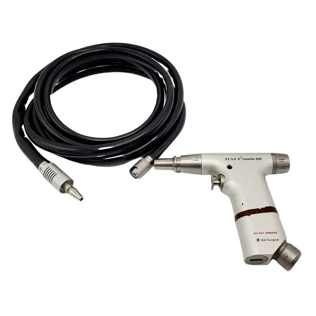 Zimmer 5044-10 Trauma Drill w/ 5052-10 Pneumatic Air Hose 10' Orthopedic