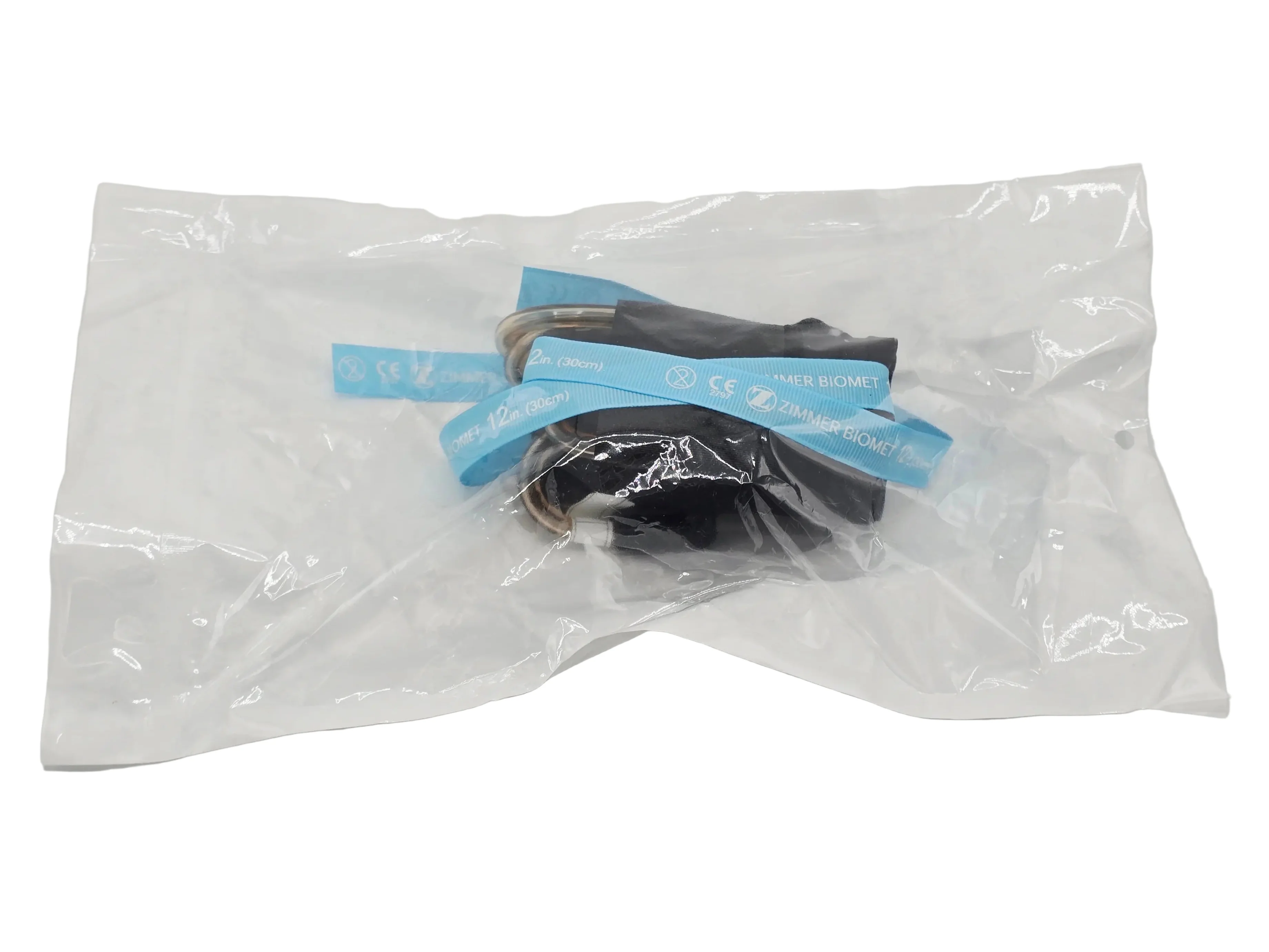 Zimmer 60-7070-102 Dual-Port Tourniquet Cuff 12″ Single-Bladder (Light Blue) - Image 2