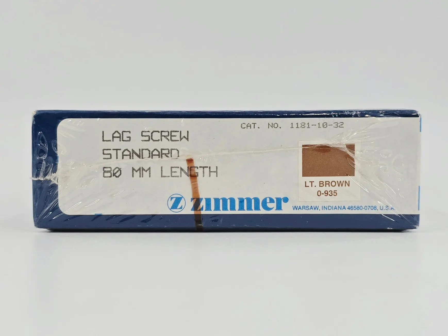 Zimmer Biomet 1181-10-32 Free-Lock Femoral Fixation System Compression Lag Screw Standard 12.7mm 80mm Length BX/1 - Image 2
