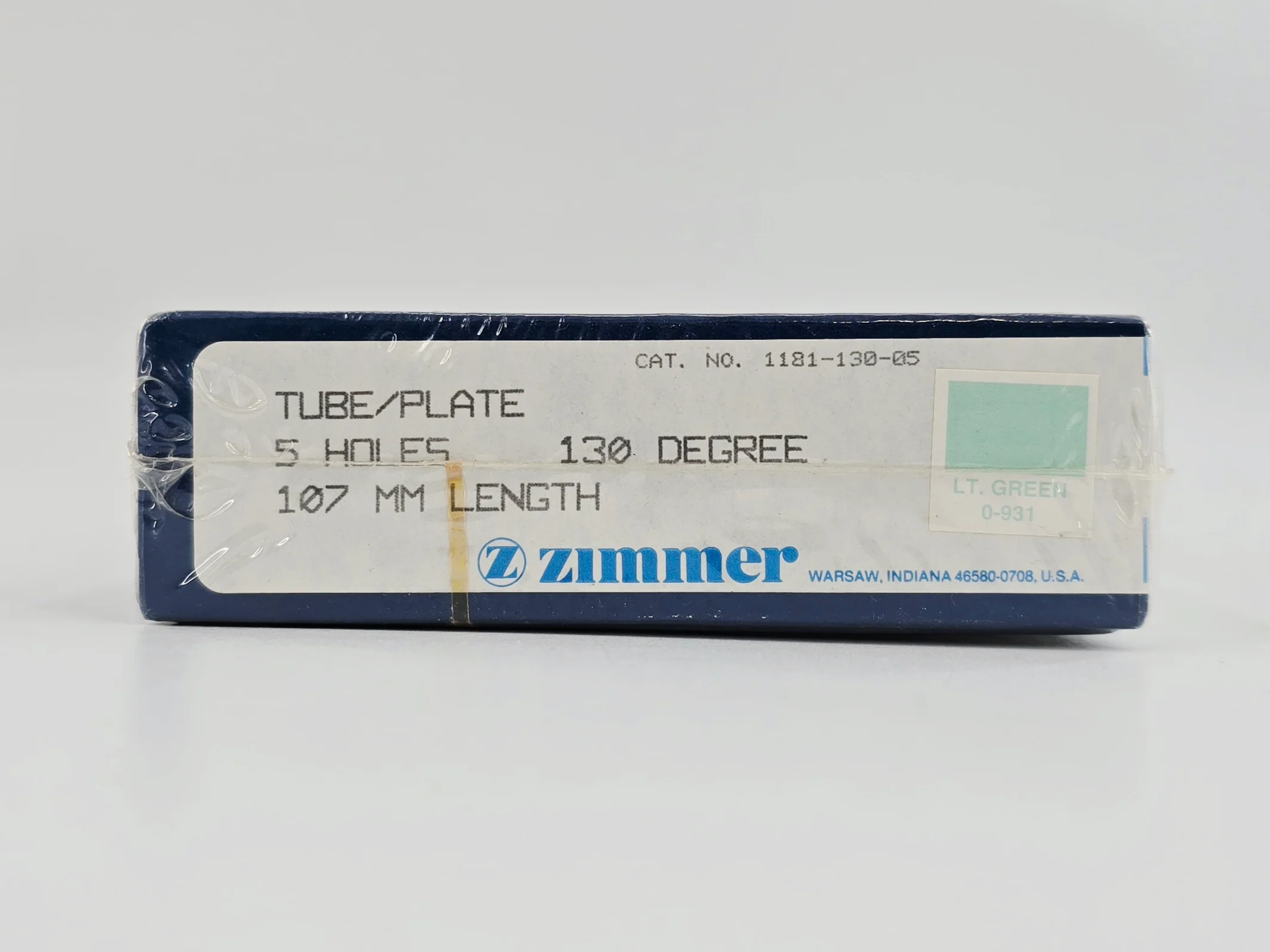 Zimmer Biomet 1181-130-05 Free-Lock Femoral Fixation System Compression Tube/Plate 130° 5 Holes 107mm Length BX/1 - Image 3