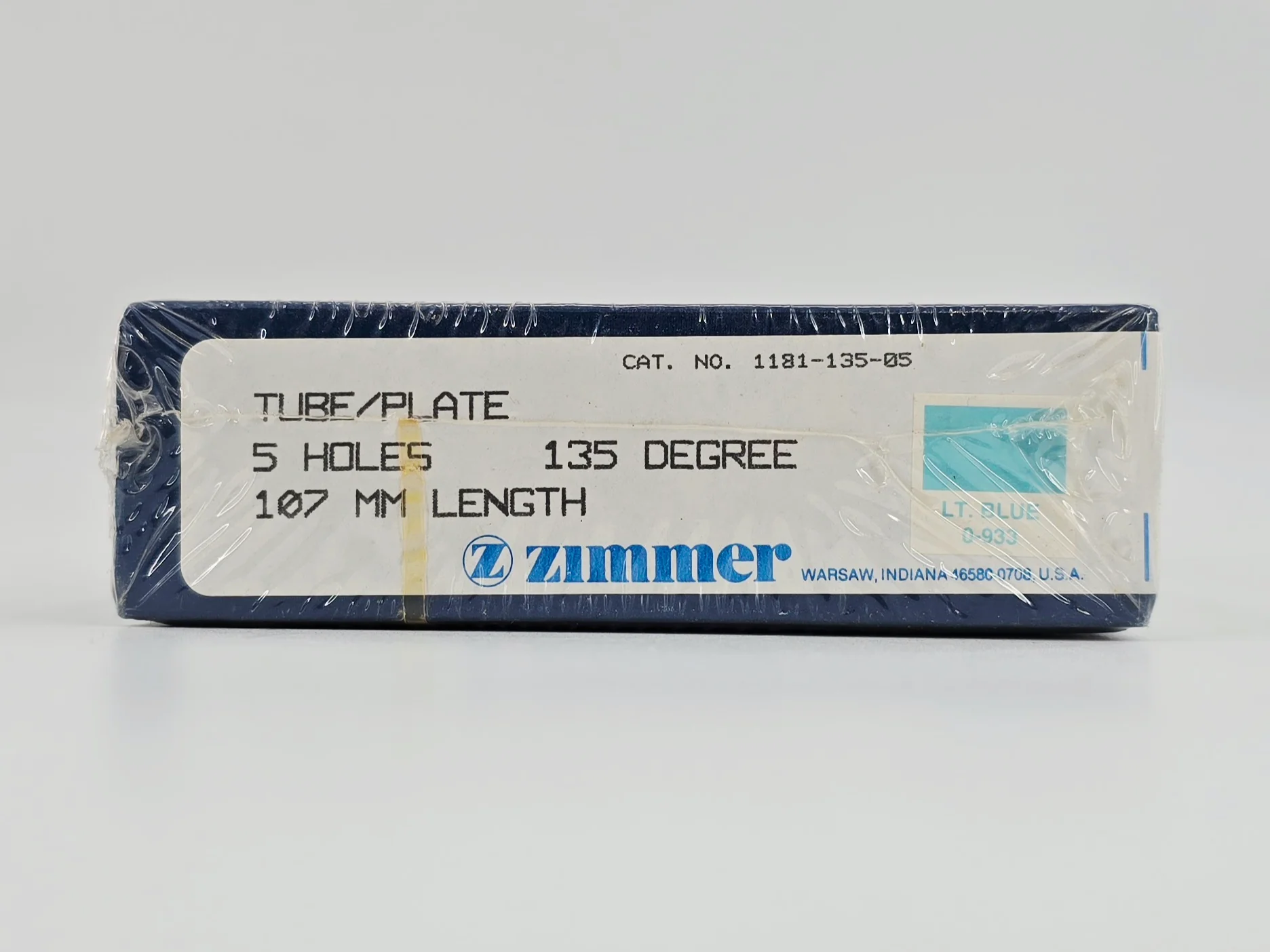 Zimmer Biomet 1181-135-05 Free-Lock Femoral Fixation System Compression Tube/Plate 135° 5 Holes 107mm Length BX/1 - Image 3