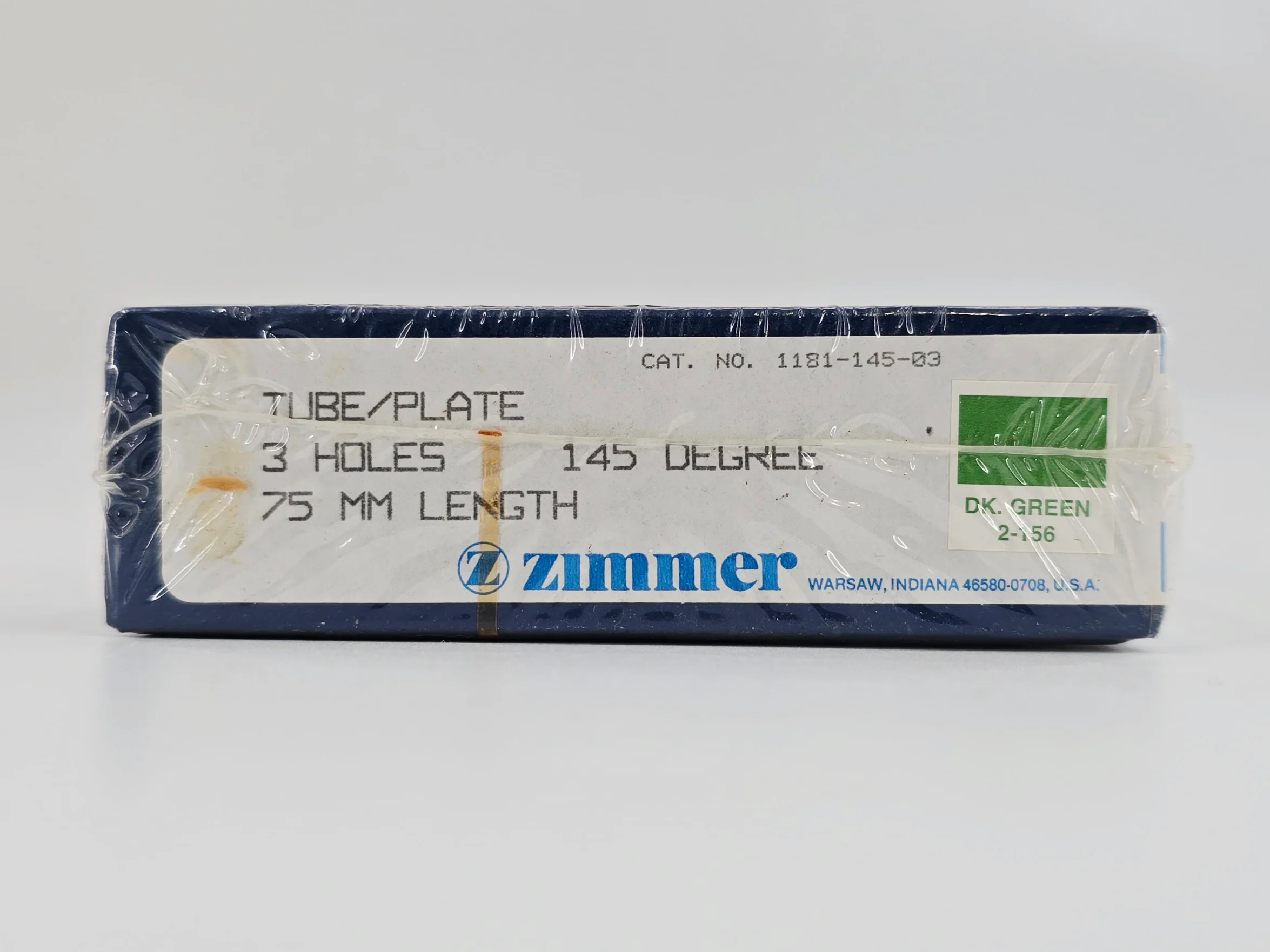 Zimmer Biomet 1181-145-03 Free-Lock Femoral Fixation System Compression Tube/Plate 145° 3 Holes 75mm Length BX/1 - Image 3