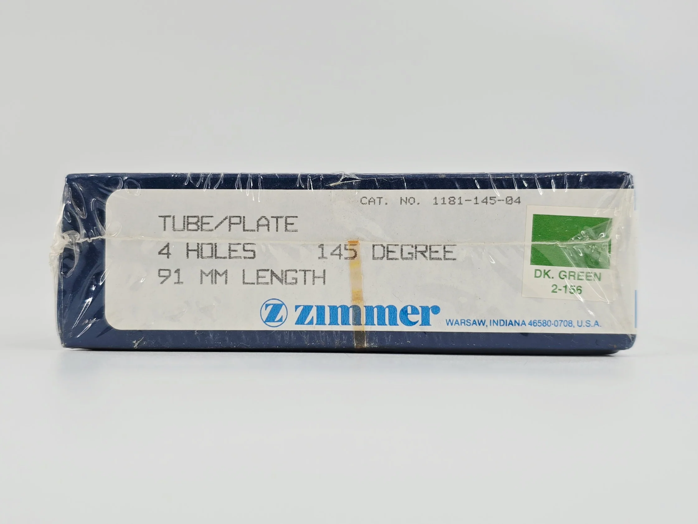 Zimmer Biomet 1181-145-04 Free-Lock Femoral Fixation System Compression Tube/Plate 145° 4 Holes 91mm Length BX/1 - Image 3
