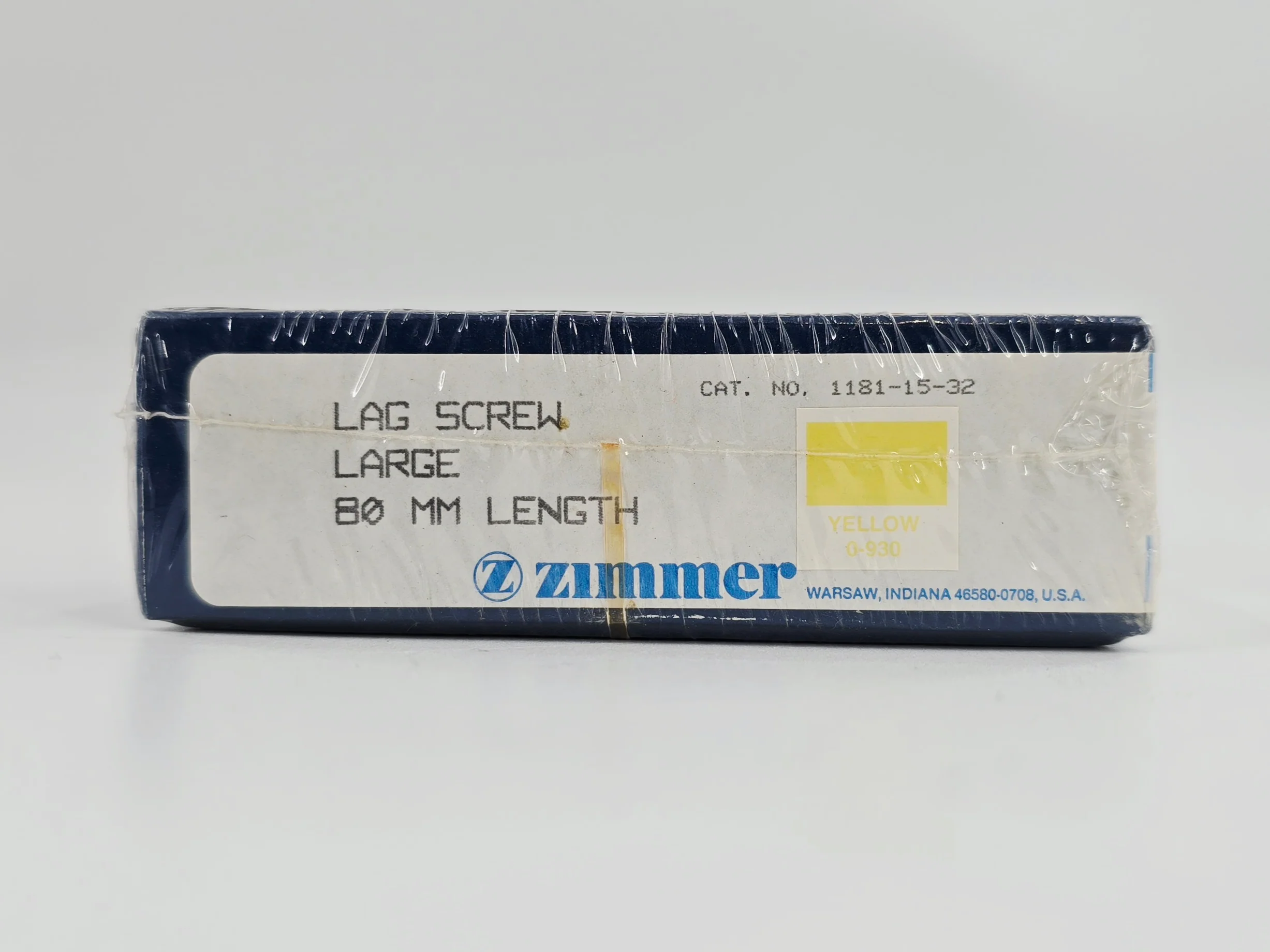 Zimmer Biomet 1181-15-32 Free-Lock Femoral Fixation System Compression Lag Screw Large 15.8mm 80mm Length BX/1 - Image 3