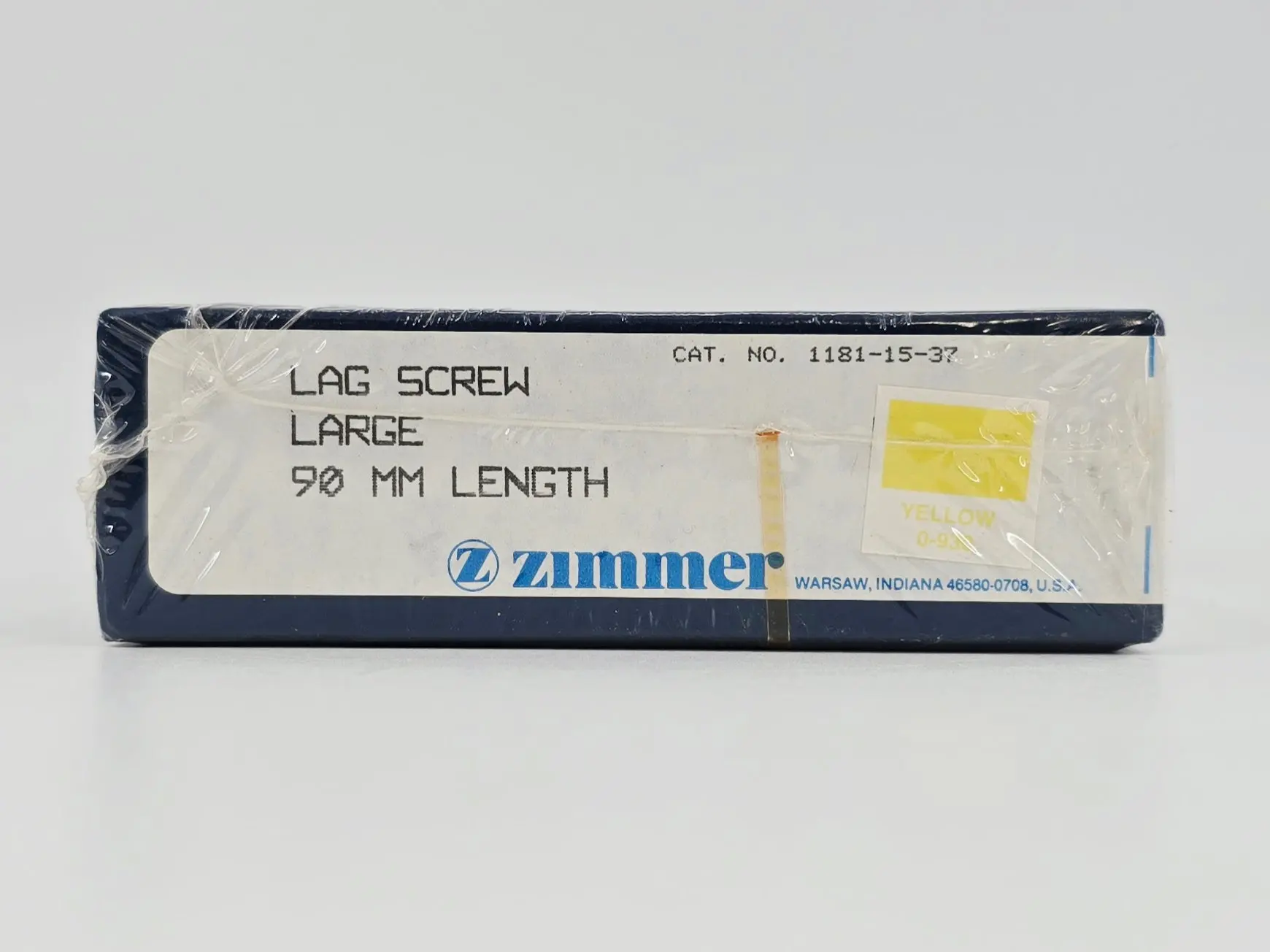 Zimmer Biomet 1181-15-37 Free-Lock Femoral Fixation System Compression Lag Screw Large 15.8mm 90mm Length BX/1 - Image 2