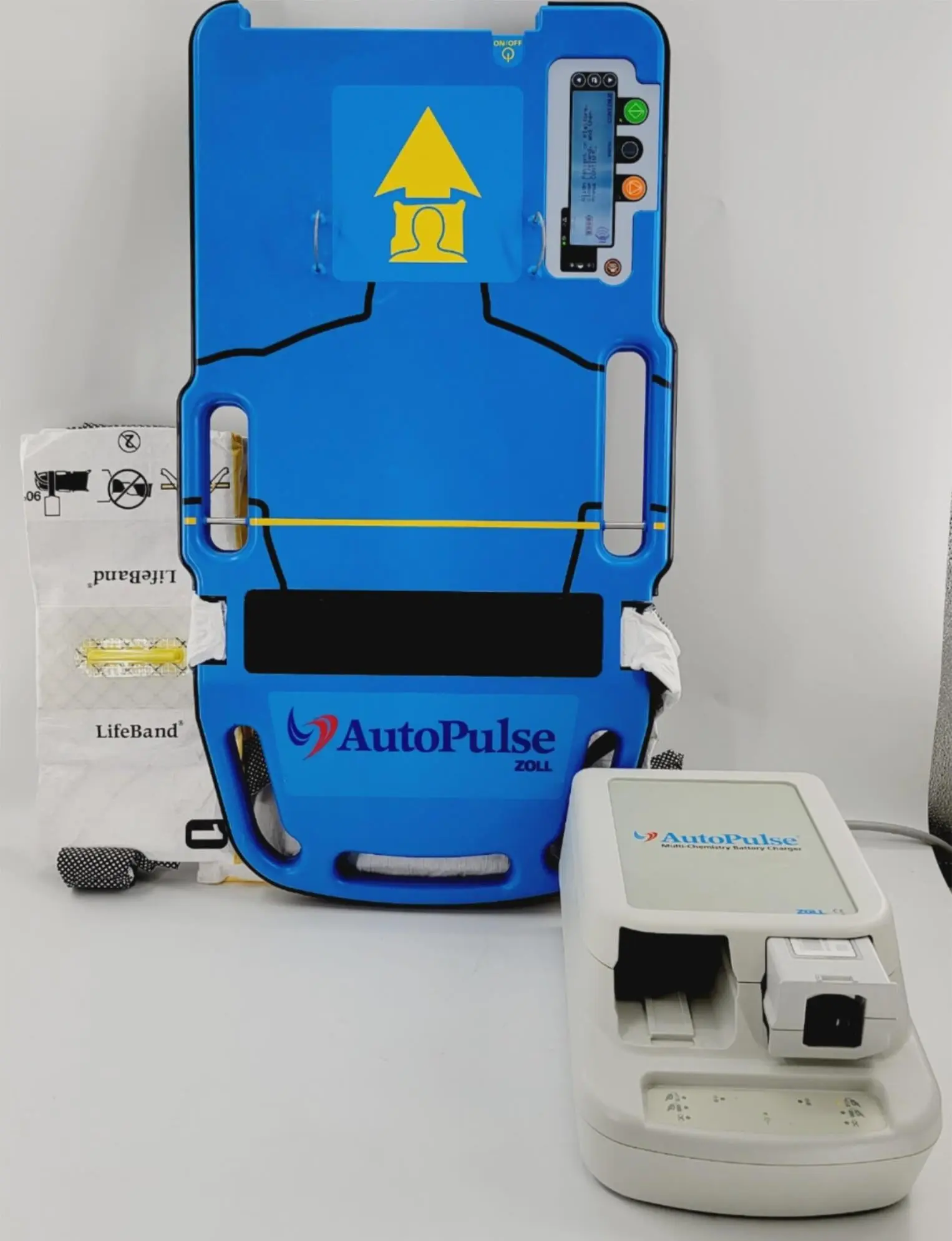 Zoll AutoPulse Model 100 System w/ Life Band w/ Batteries & Charger 010001 - Image 3