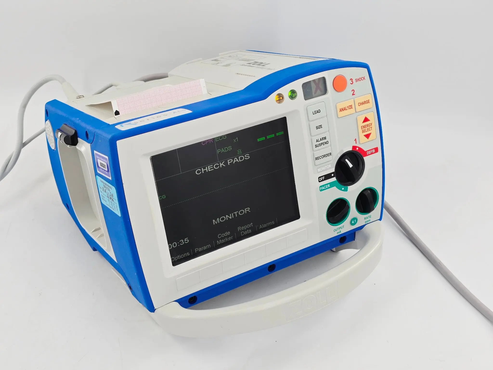 Zoll R Series ALS Defibrillator Monitor Real CPR Help Integrated Pacing Monitor Unit -Certified - Image 4