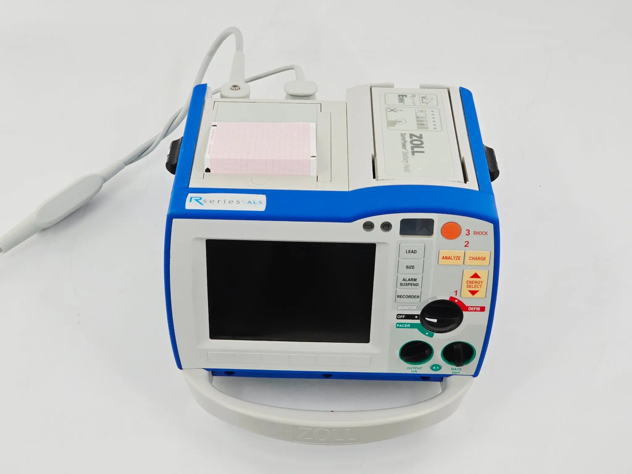 Zoll R Series ALS Defibrillator Monitor Real CPR Help Integrated Pacing Monitor Unit -Certified - Image 6