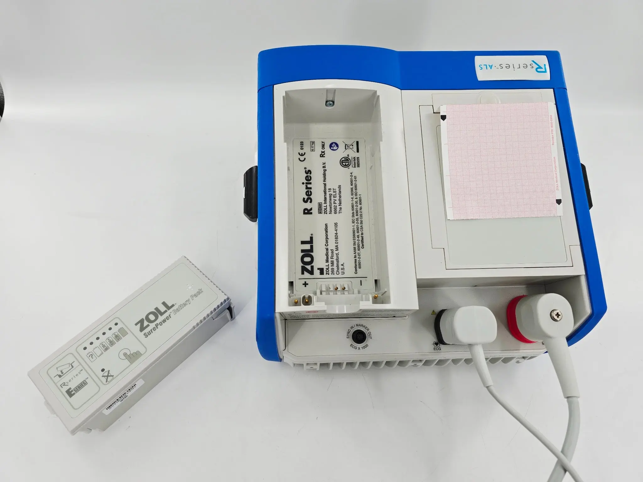 Zoll R Series ALS Defibrillator Monitor Real CPR Help Integrated Pacing Monitor Unit -Certified - Image 9